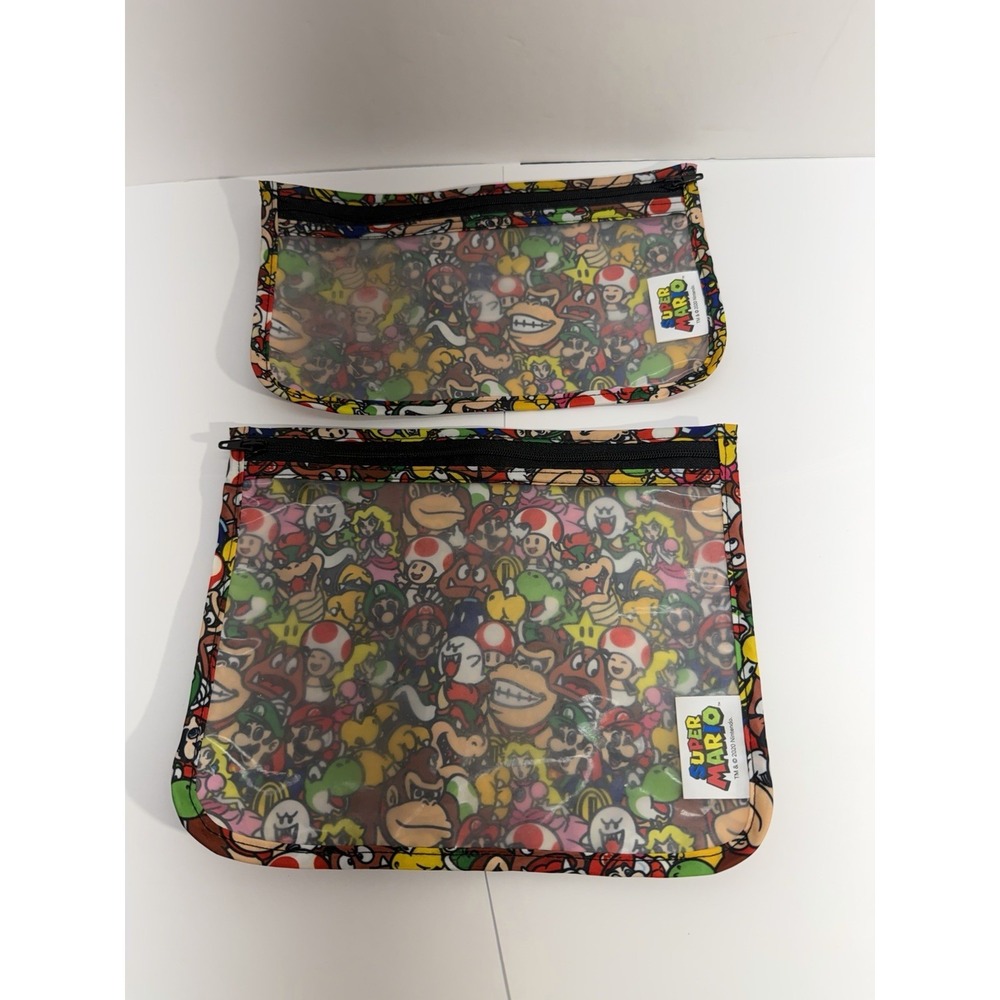 Nintendo Super Mario Brothers‎ Pencil Case X2 Lot